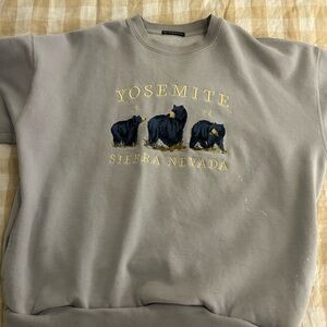 Brandy Melville oversized Yosemite crewneck rare John galt with beats sweatshirt